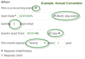 Example-Annual Convention